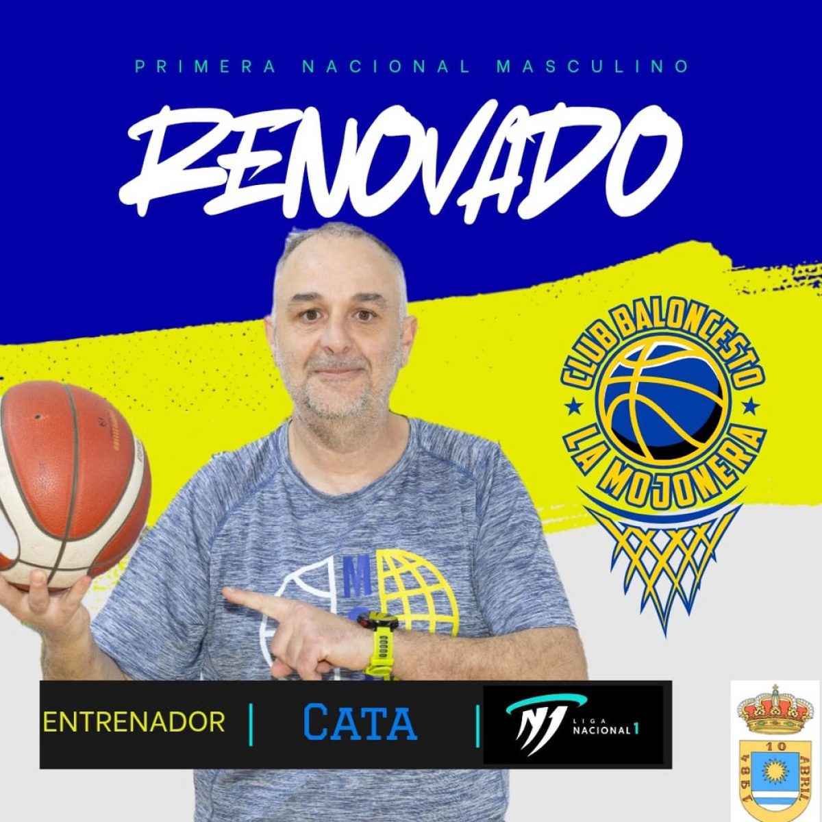 El CB La Mojonera confirma a José Antonio Martín \"Cata\" como entrenador del femenino