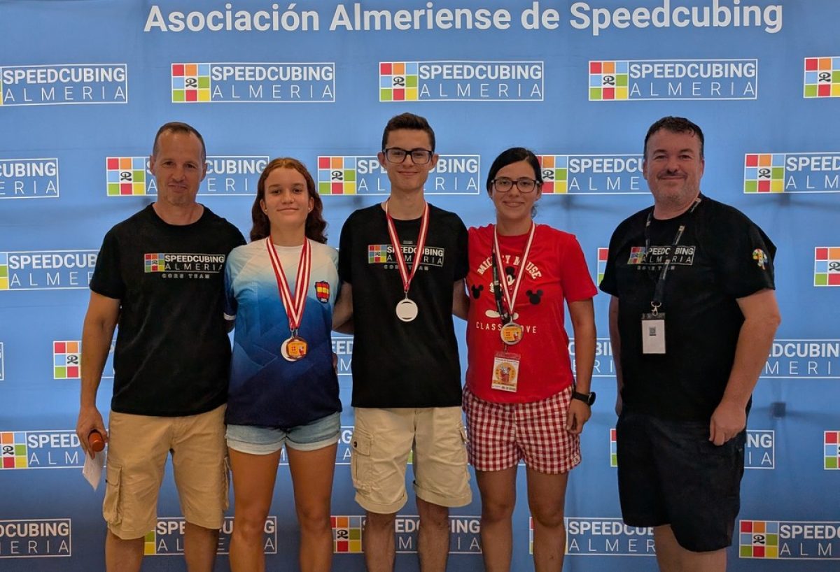 El ejidense Marco Criado, campeón en cubo 2x2 en el III Torneo de Speedcubing Feria de Almería