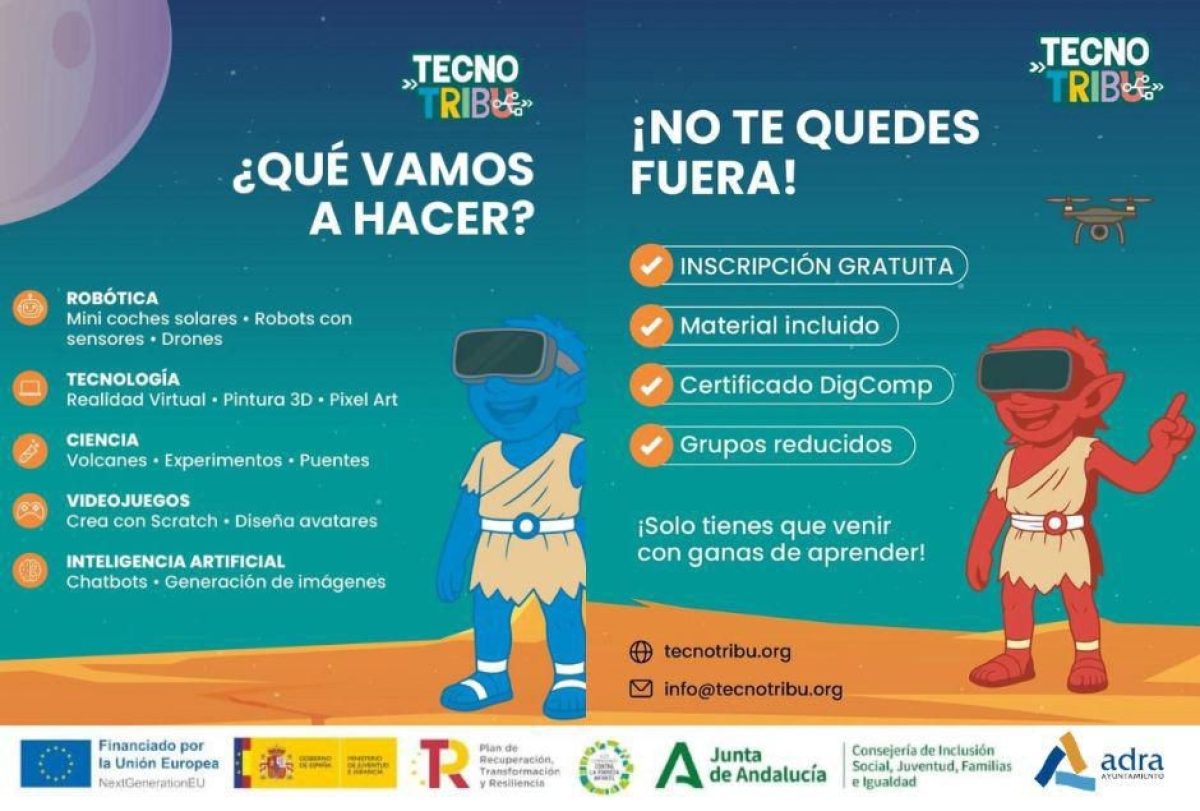 Últimos días para inscribirse en \'TecnoTribu\' que se celebrará en Adra de 1 al 5 de septiembre